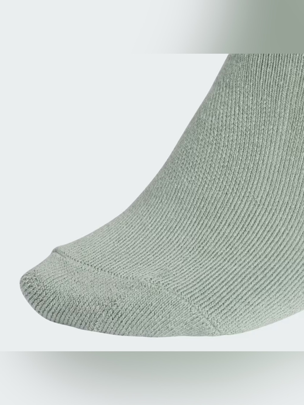 adidas Crew Socks 6-Pack in Sage Green and Pink - Picture 3 of 5
